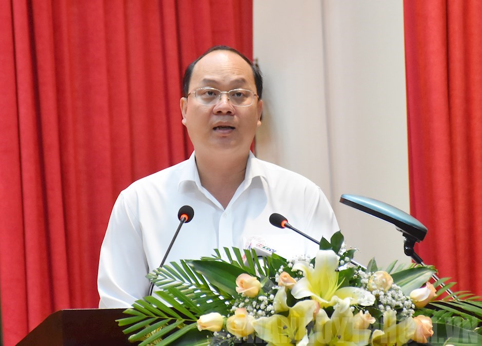 Phó Bí thư Thành ủy TP. Hồ Chí Minh Nguyễn Hồ Hải phát biểu tại chương trình